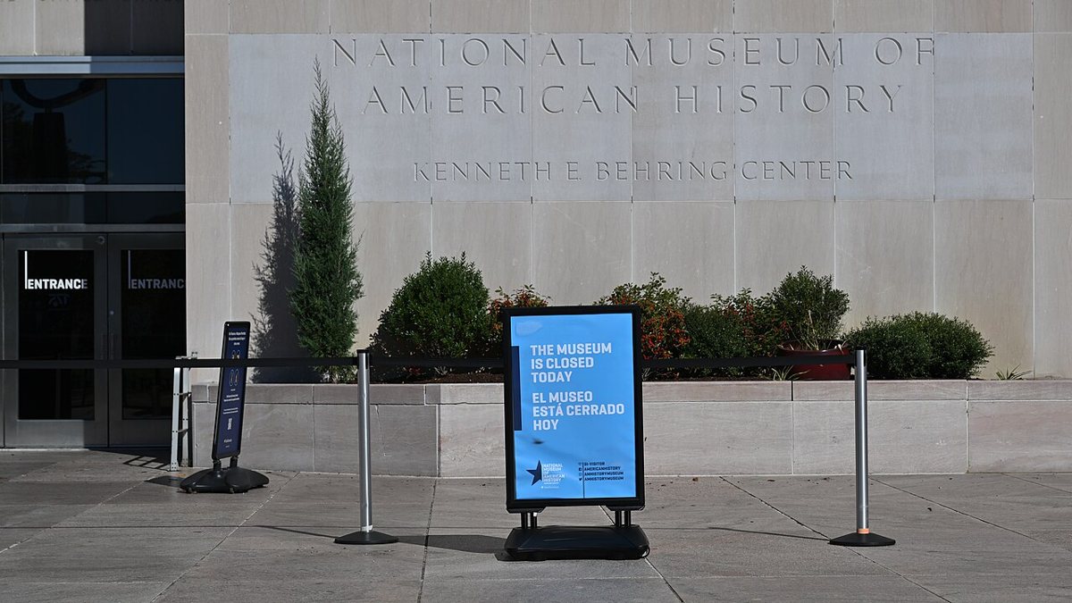 The National Museum of American History building on the National Mall in Washington DC