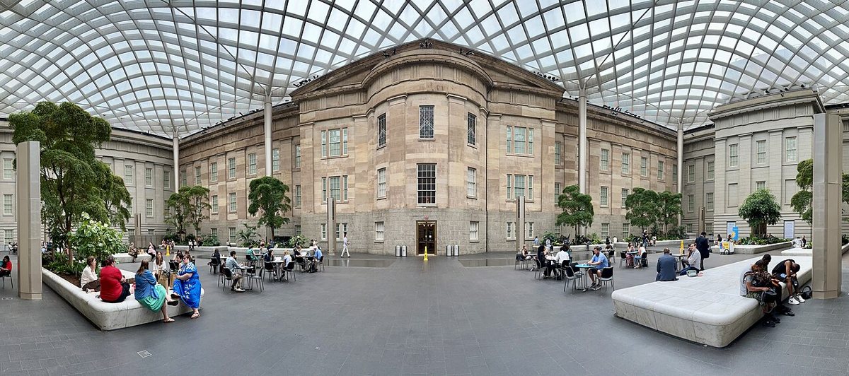 Smithsonian American Art Museum and National Portrait Gallery courtyard