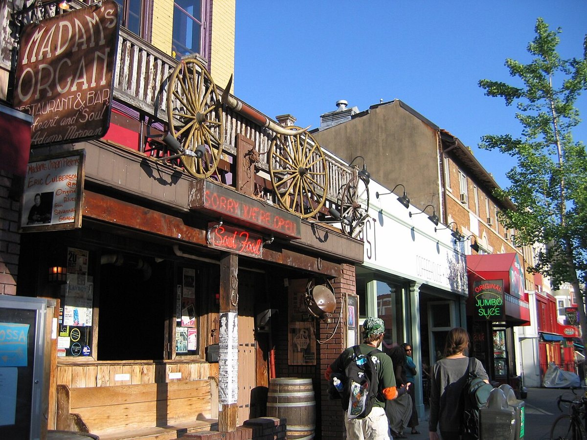 Madam's Organ blues bar on 18th Street in Adams Morgan Washington DC